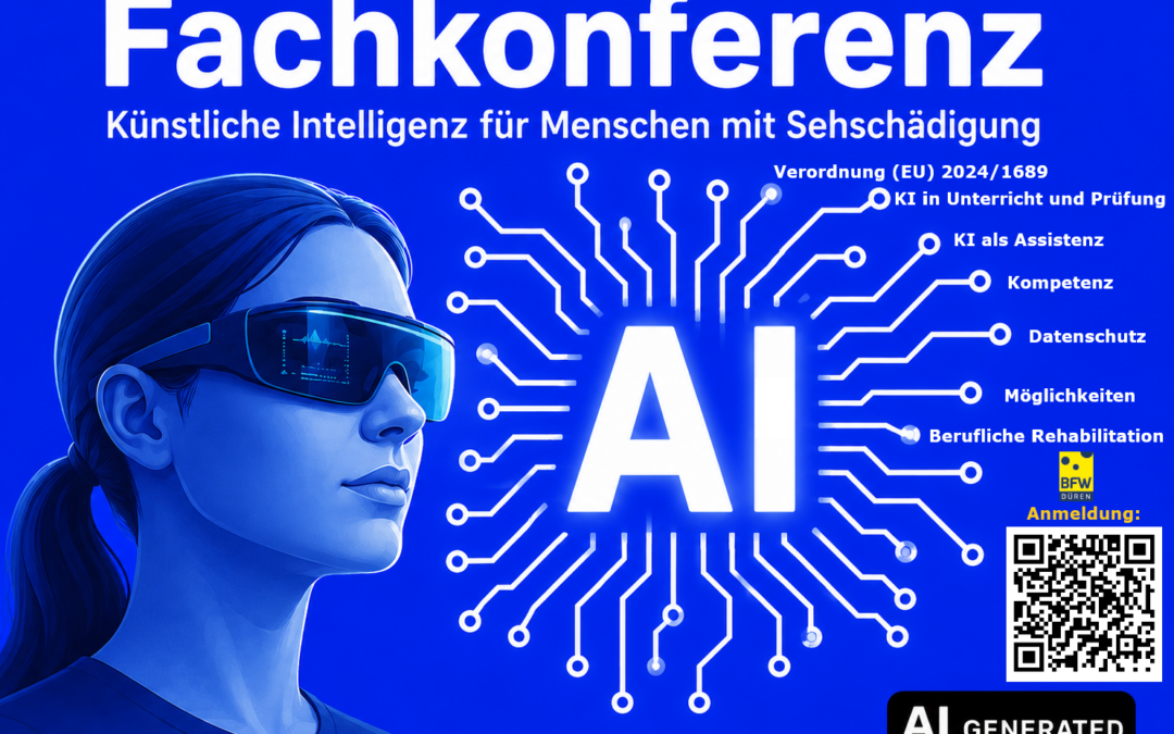 Konferenz „Künstliche Intelligenz für Menschen mit Sehschädigung – Impulse für berufliche Bildung und Rehabilitation“